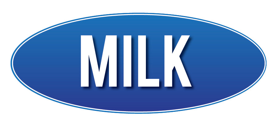 Milk Store Sign Blue
