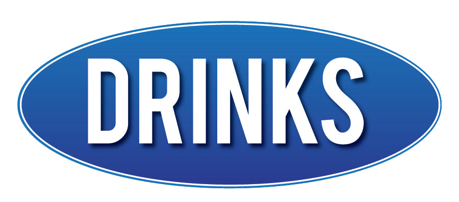 Drinks Store Sign 9"w x 23"h