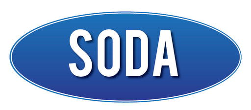 Soda Store Sign Blue