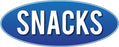 Snacks Store Sign Blue