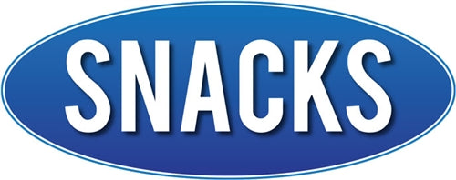 Snacks Store Sign Blue