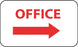Office Right Sign