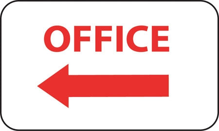 Office Left Sign