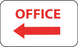 Office Left Sign