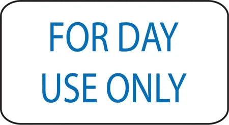Single Use Sign