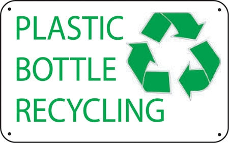 recycle plastic bottles signs