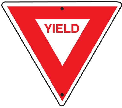 Reflective Aluminum "Yield" Sign