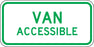 .080 Reflective "Van Accessible"