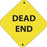Aluminum Trail Marker "Dead End"
