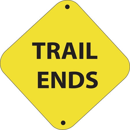 Trail Ends- 12"w x 12"h Aluminum Trail Marker