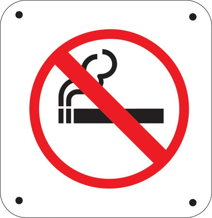Aluminum Sign - "No Smoking"