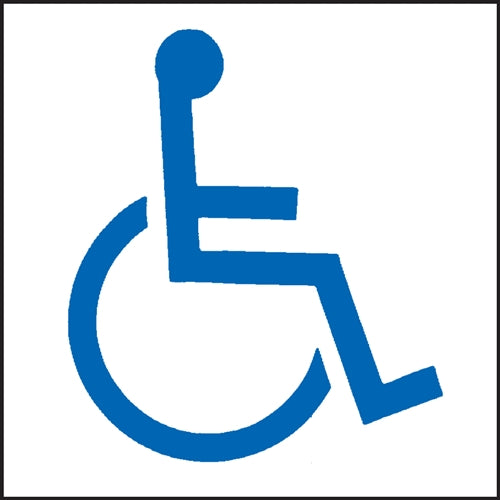 Handicap Symbol- 6"w x 6"h Decal