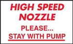 High Speed Nozzle- 5"w x 3"h Decal