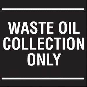 Waste Oil Collection- 6"w x 6"h Decal