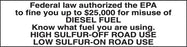 Federal law authorized the EPA to fine Decal
