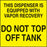 Do Not Top Off Tank-  6"w x 6"h Decal