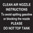 Clean Air Nozzle Instructions
