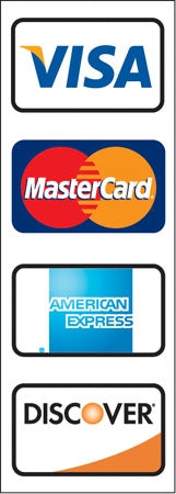 VISA MasterCard AMERICAN EXPRESS DISCOVER