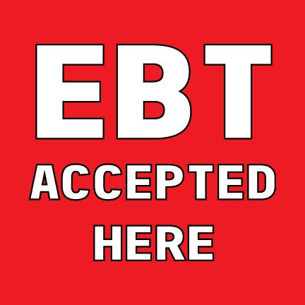 EBT Card Accepted Here Decal