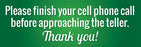Green Finish Your Call- 6"w x 2"h Decal