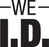 We I.D.- 6"w x 6"h Decal