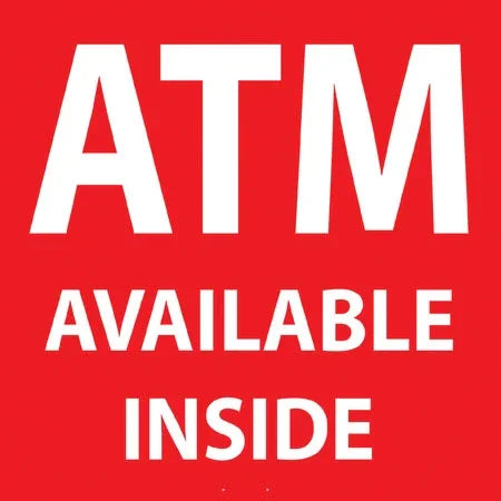 Atm Available Sign