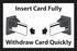 Insert Card Fully White- 3"w x 2"h Decal