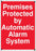 Premises Protected By Automatic Alarm System- 12"w x 16"h Sign