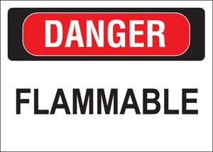 "Danger Flammable" Decal