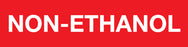 Non-Ethanol Pump Decal_White on Red