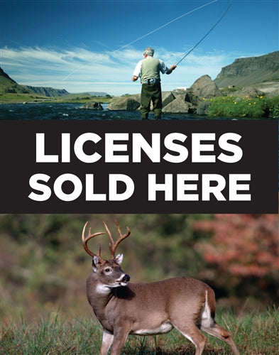 Licenses Sold Here, Poster Insert- 22"w x 28"h
