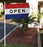 "Open" Flag- 5'w x 3'h Red, White & Blue