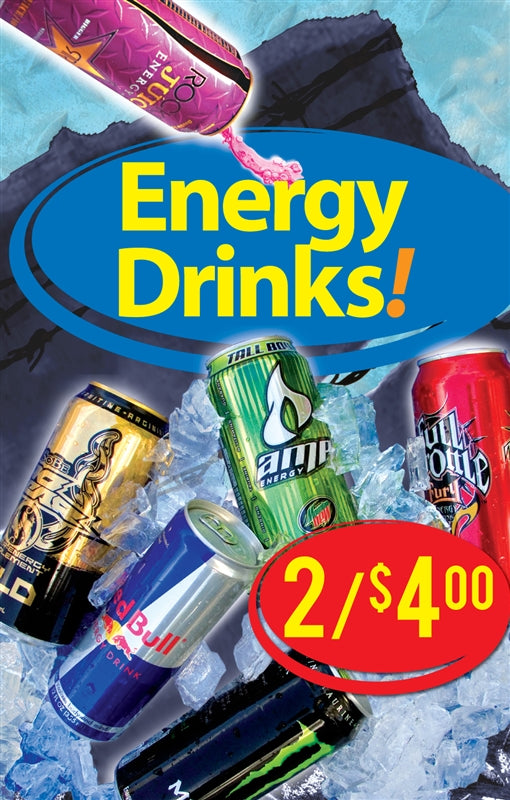 Energy drinks price insert