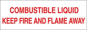Flammable Safety Decals