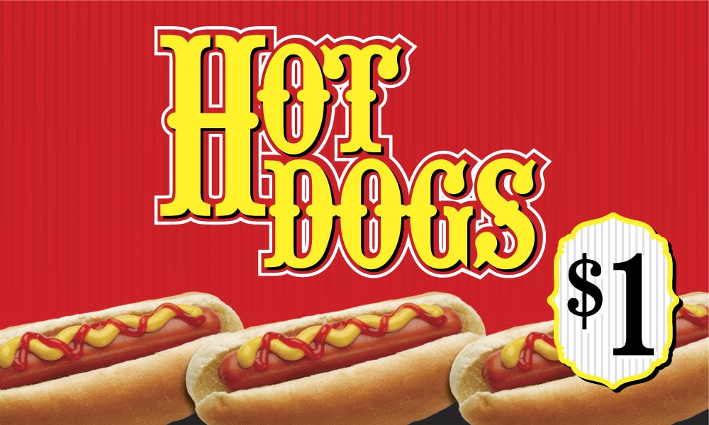 Hot Dogs Price Insert