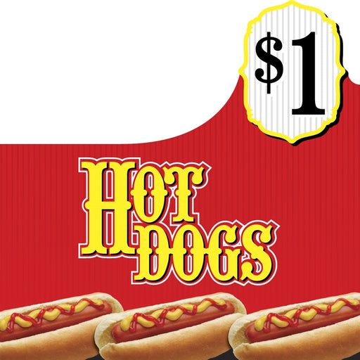 Hot Dogs Price Burst Insert