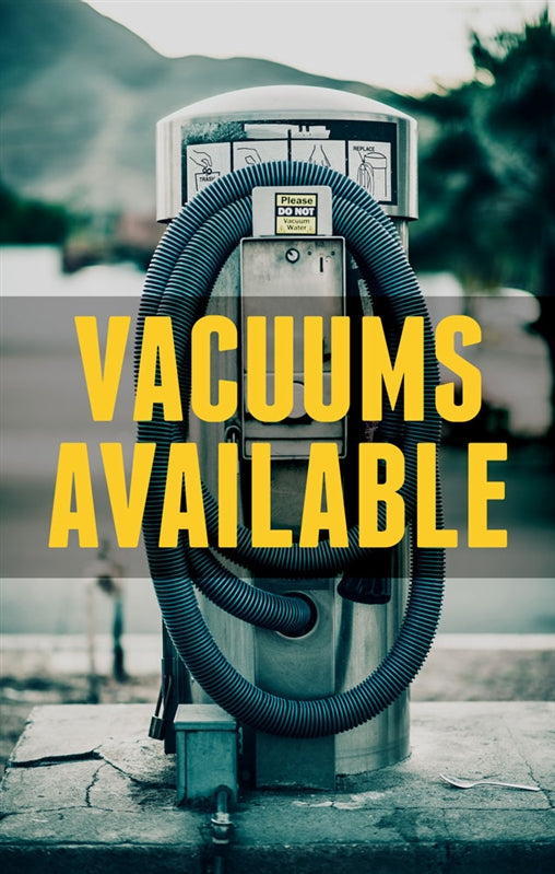 Vacuums Available