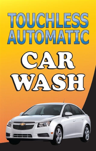 Touchless Automatic Car Wash- 28 x 44 .020 Styrene Insert
