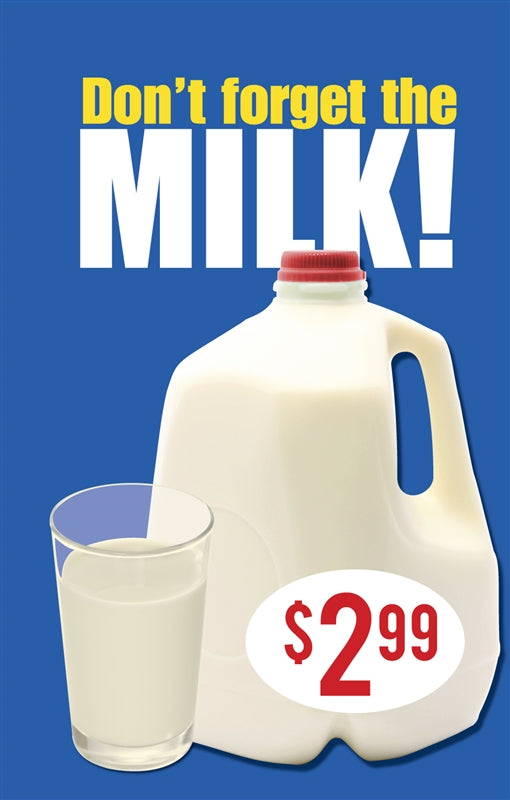 Milk Price Insert