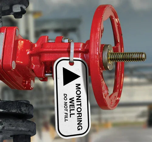 Monitoring Well- Aluminum Valve ID Tag — UnitedSign