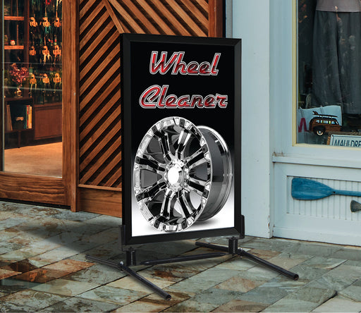 Wheel Cleaner- 28"w x 44"h 4mm Coroplast Insert
