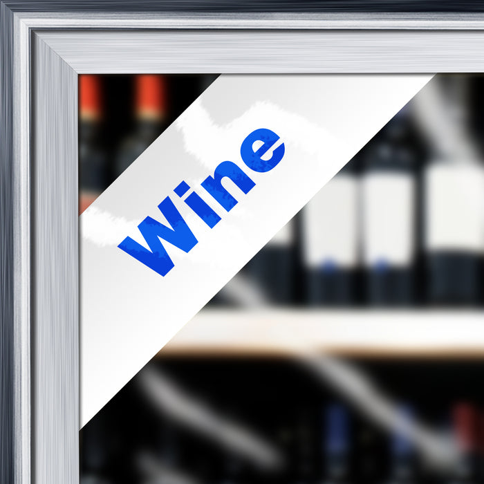 "Wine" Cooler Door Decal